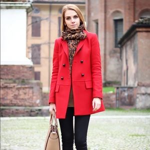Red Zara Coat ❤️